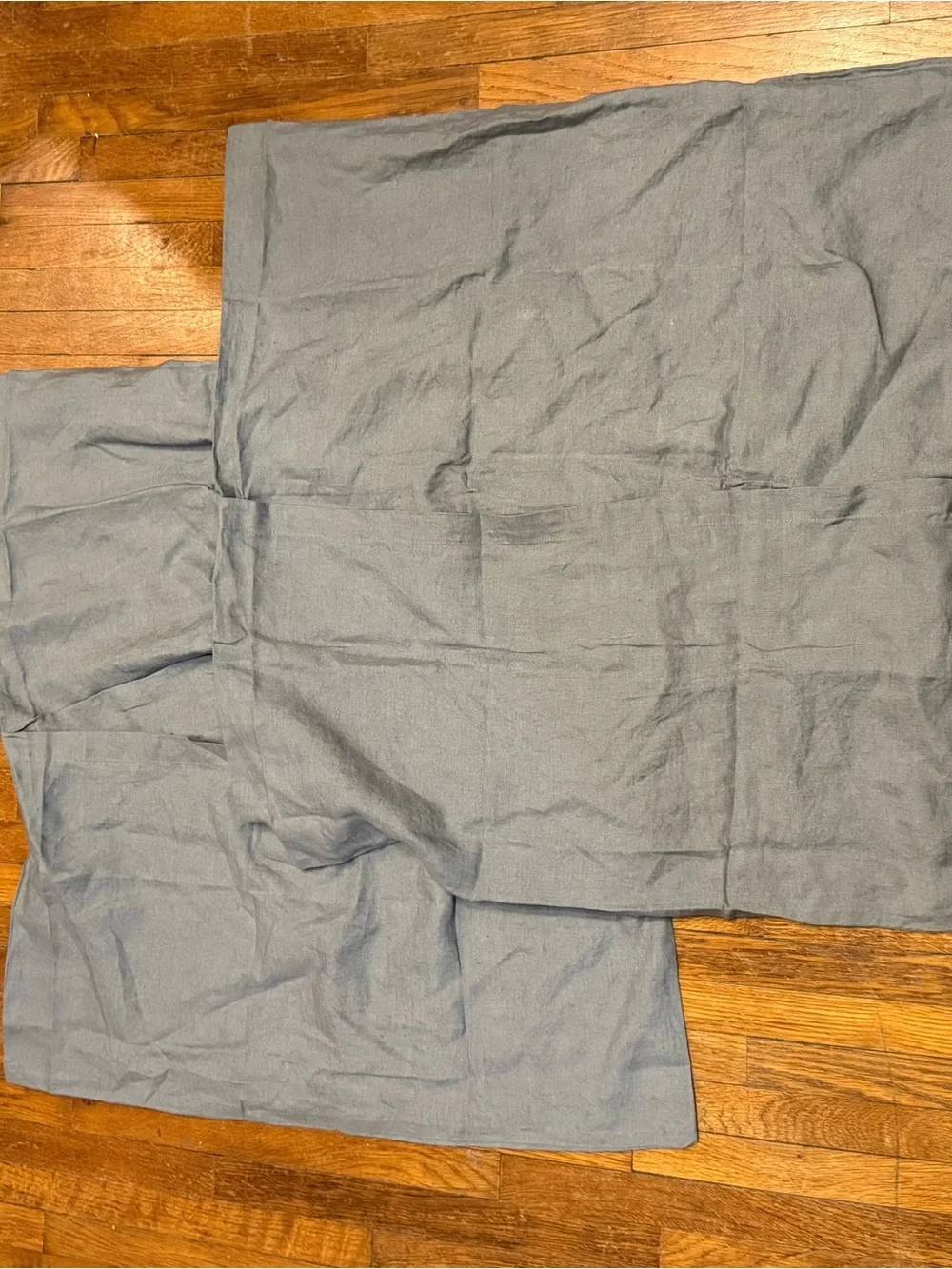 West Elm 100% Linen 26” European Shams Light Gray (Set of 2)